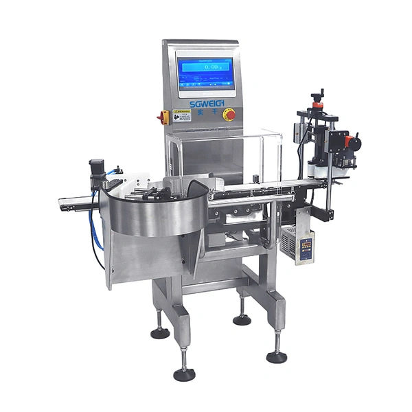 Bottles High-Speed Checkweigher Conveyor Online Check Weigher with Rejection System