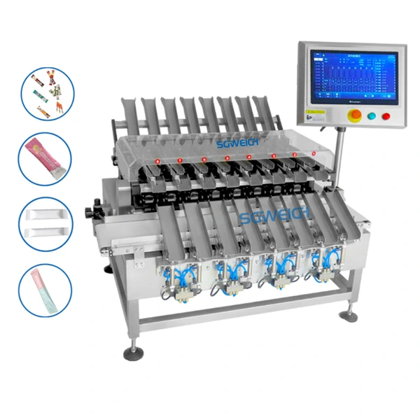 Blister Multi-Lane Checkweigher for Pharmaceutical Lines Sachet Pouch Check Weigher