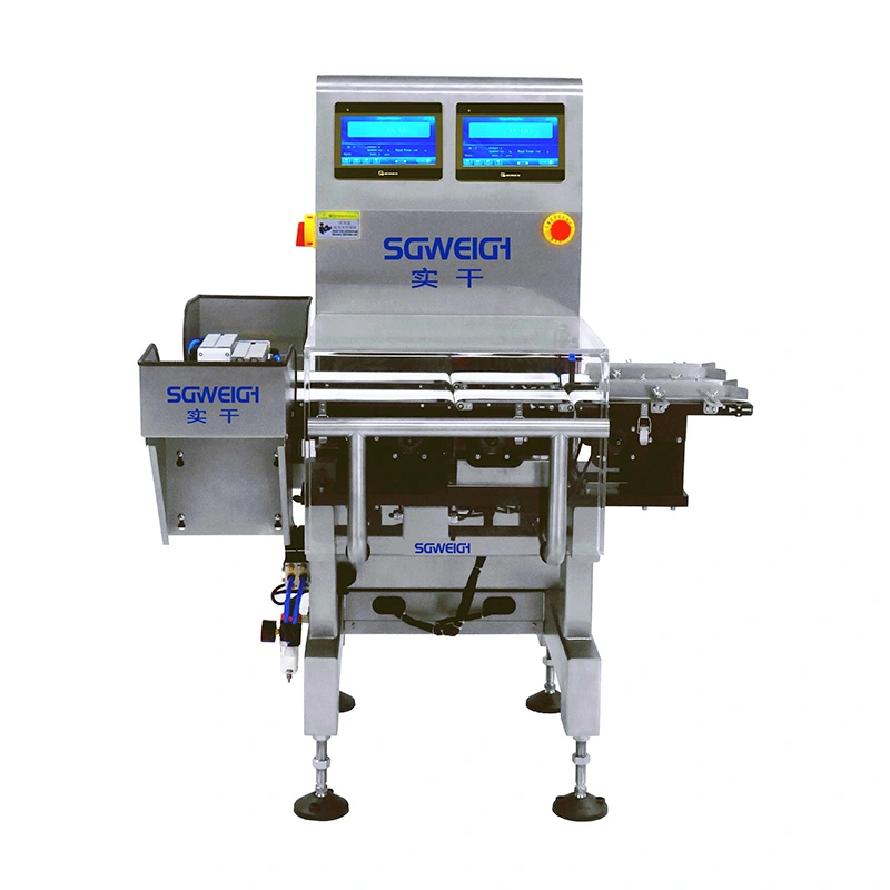 Compact Checkweigher With Dual Rejection Systems Customized Checkweigher Supplier