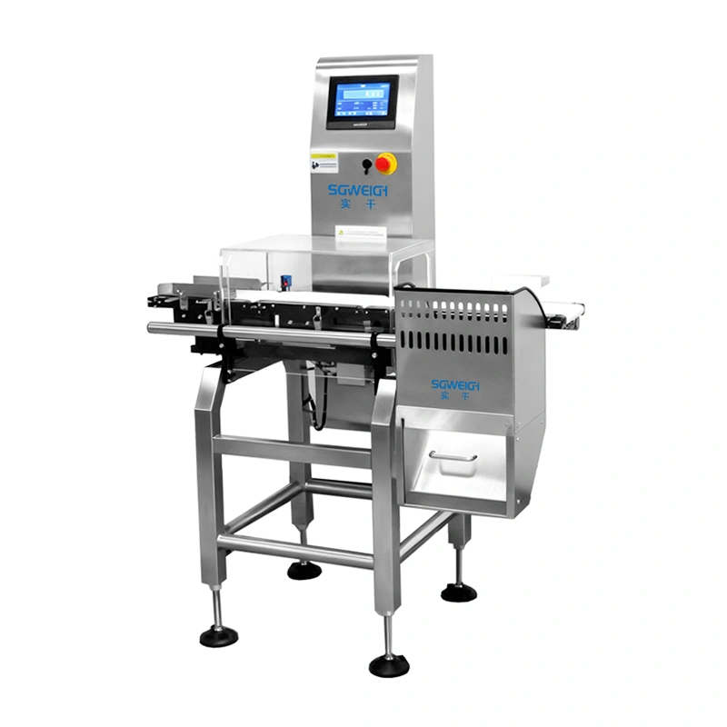 High Accuracy Dynamic Box Checkweigher Inline Conveyor Checkweigher With Rejector