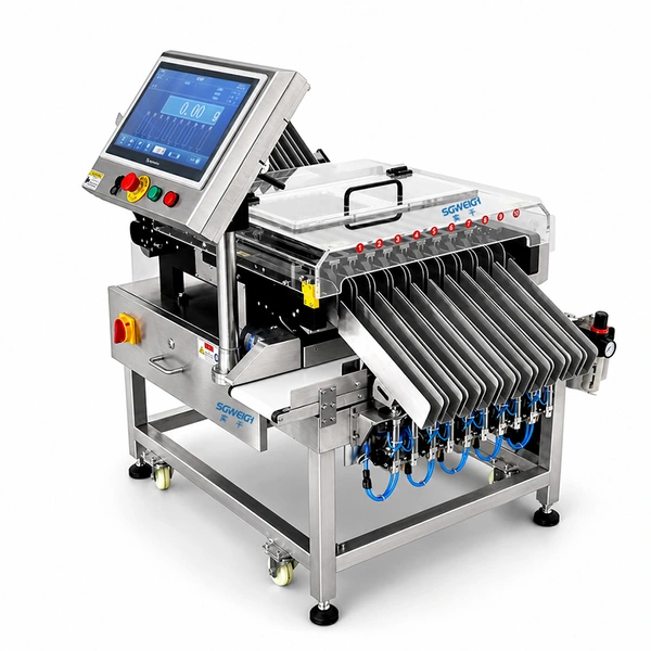Precise Multi-lane Checkweigher for Sauce Sachet Production Efficient Weight Checker
