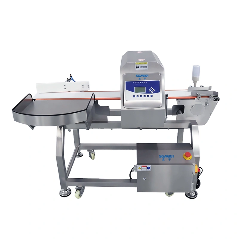Inline Metal Detector for Beverage Food Processing Conveyor Metal Detector