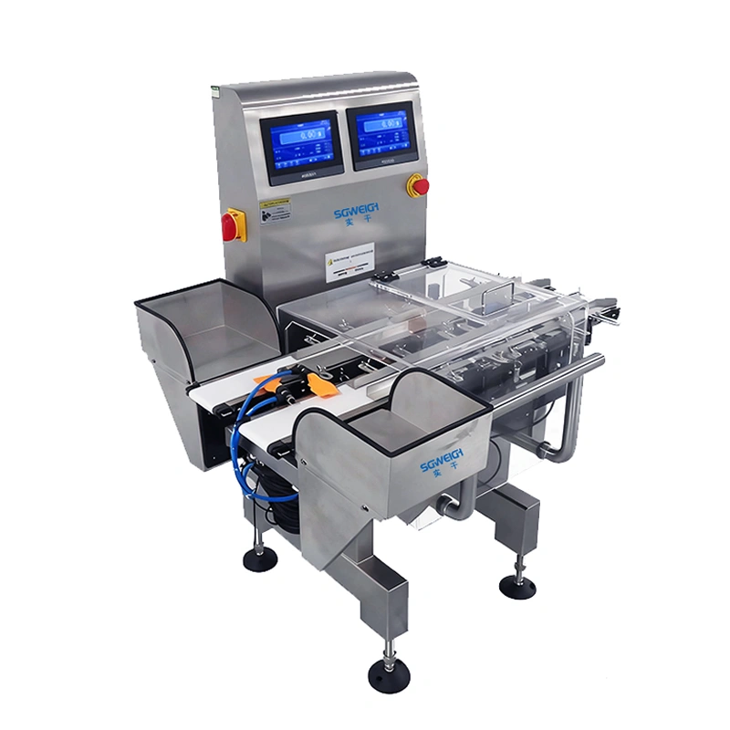 Automatic Double-Lane Checkweigher for Small Products Efficiency Check Weigher