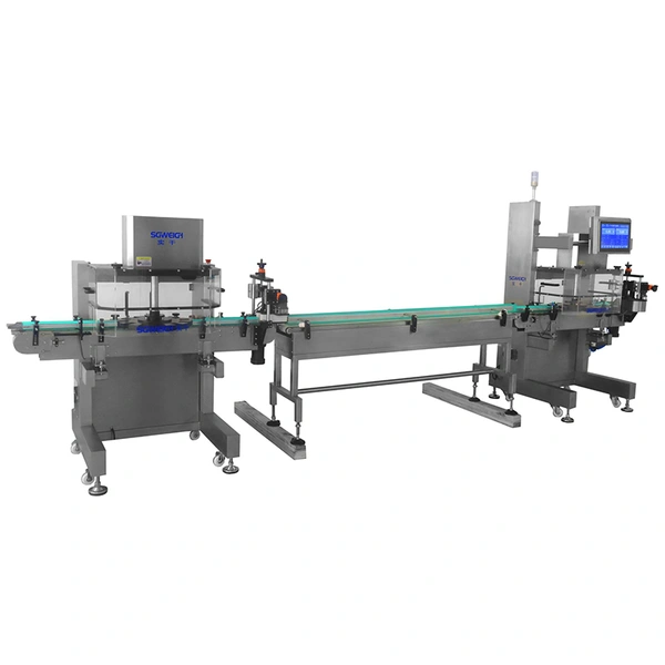 High-Speed Pharmaceutical Bottle Rotary Checkweigher Inline Inspection Machine