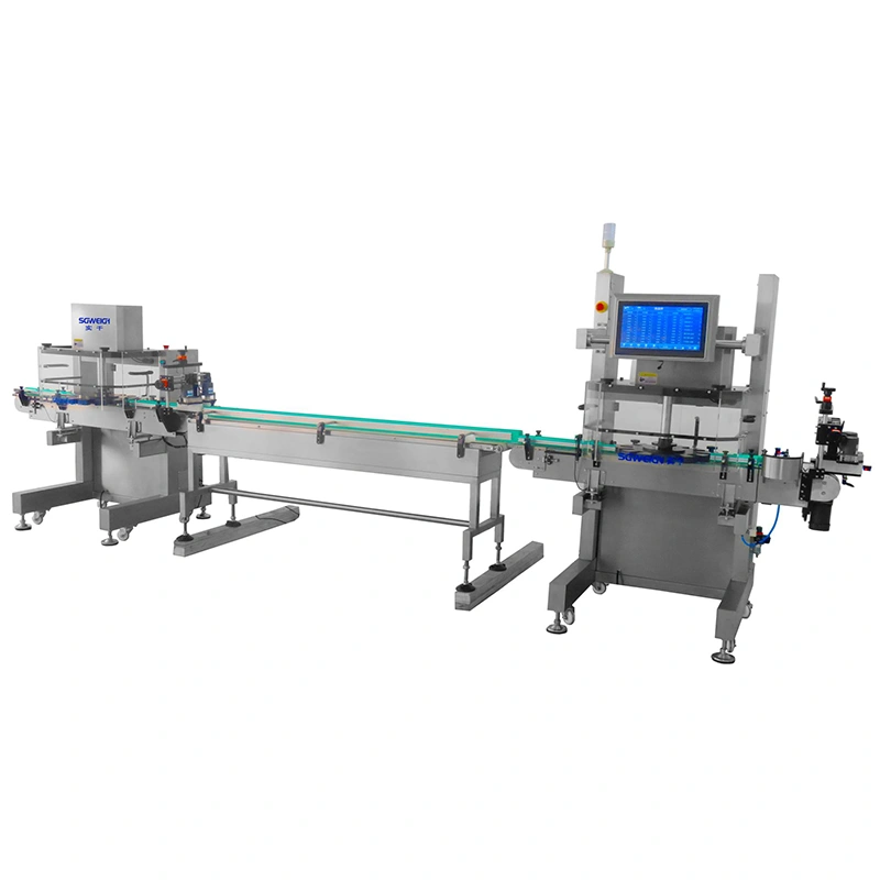 High-Speed Pharmaceutical Bottle Rotary Checkweigher Inline Inspection Machine