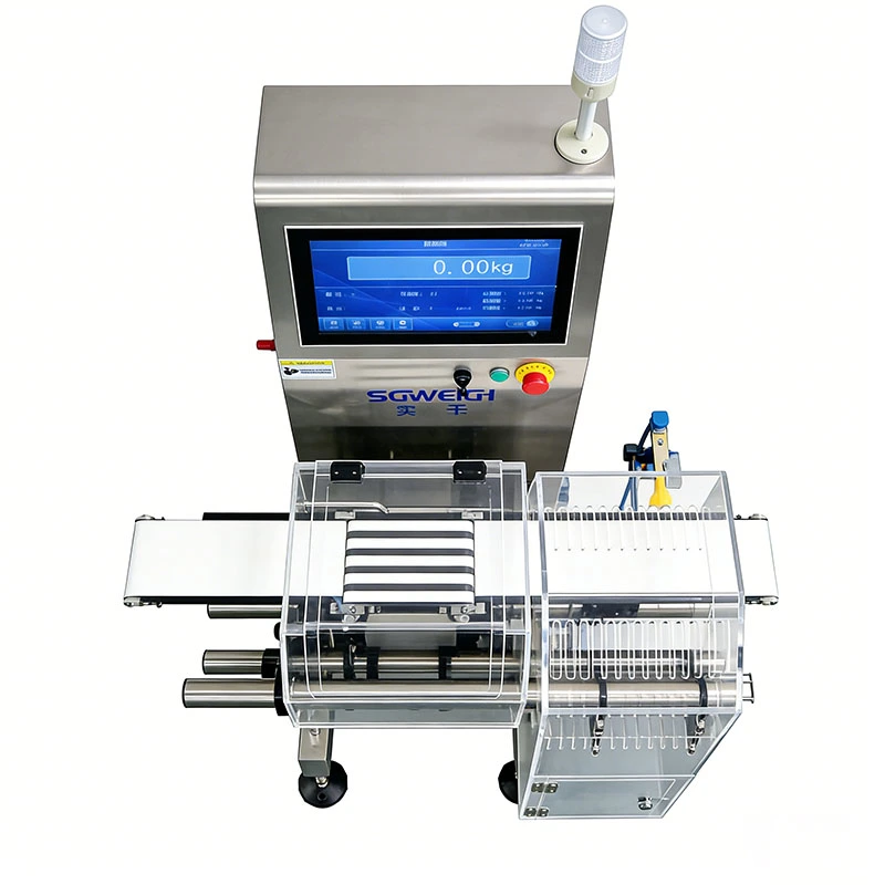 Super-High Speed Box Checkweigher Industrial Conveyor Checkweigher with Rejector