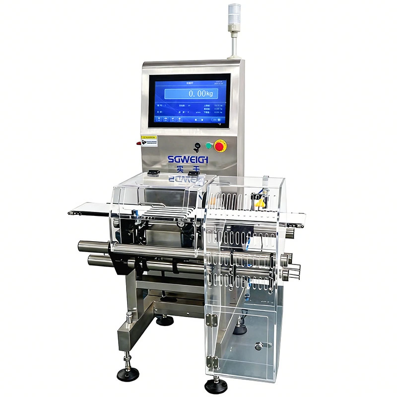 Super-High Speed Box Checkweigher Industrial Conveyor Checkweigher with Rejector