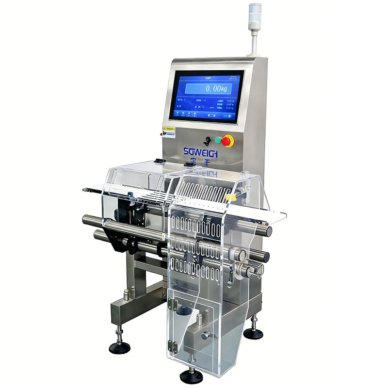 Super-High Speed Box Checkweigher Industrial Conveyor Checkweigher with Rejector