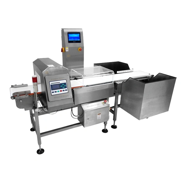 Food Metal Detector and Checkweigher Combination System with Rejector