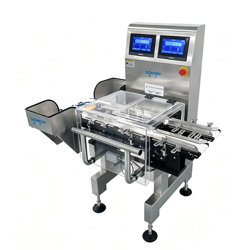 Small Tube Dual-Lane Checkweigher High-Speed Inspection Weight Checking System