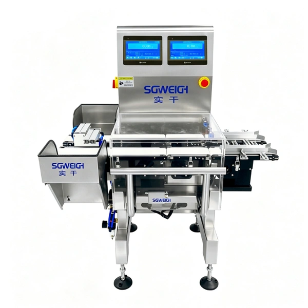 Small Tube Dual-Lane Checkweigher High-Speed Inspection Weight Checking System