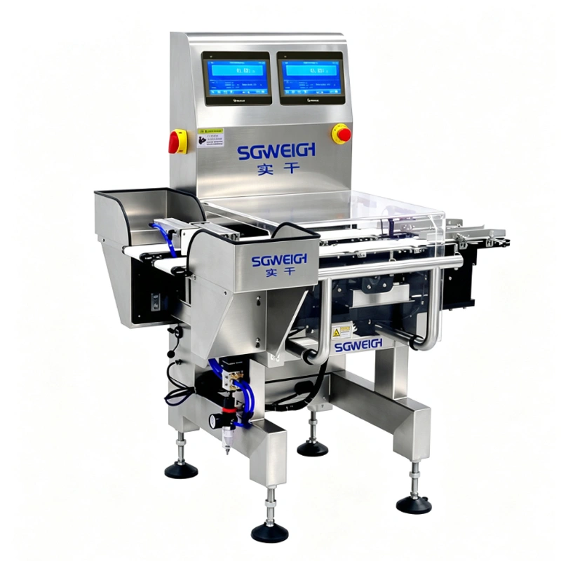 Small Tube Dual-Lane Checkweigher High-Speed Inspection Weight Checking System
