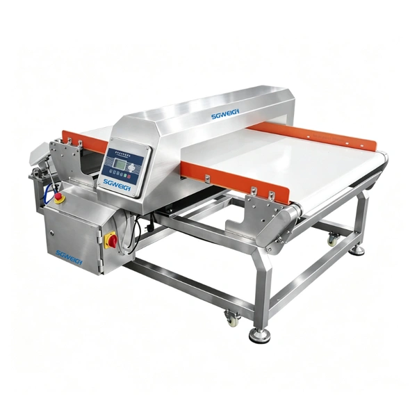 High-Sensitivity Food Bag Metal Detector Conveyor Metal Detector with Rejector