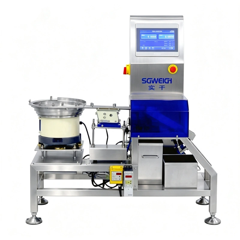 Tablet Capsule Sampling Checkweigher Dietary Supplement Automatic Weighing Machine
