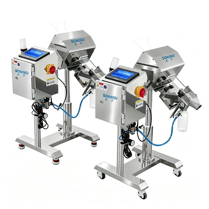 Digital Capsules Tablets Metal Detector Pharma Touchscreen Metal Detection System