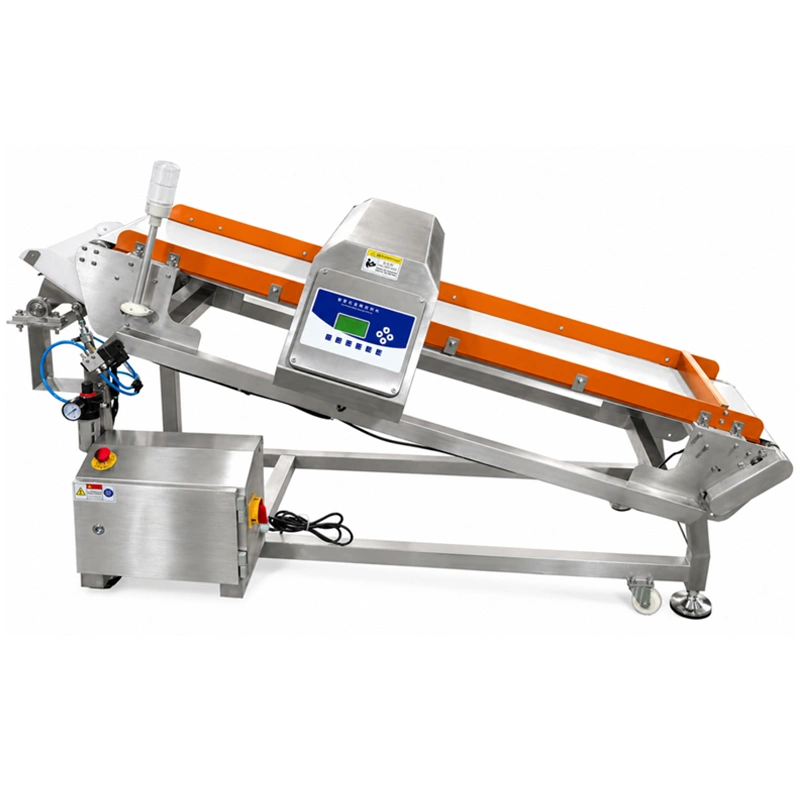 Industrial Tilting Conveyor Metal Detector Easy Cleaning Automatic Metal Detector