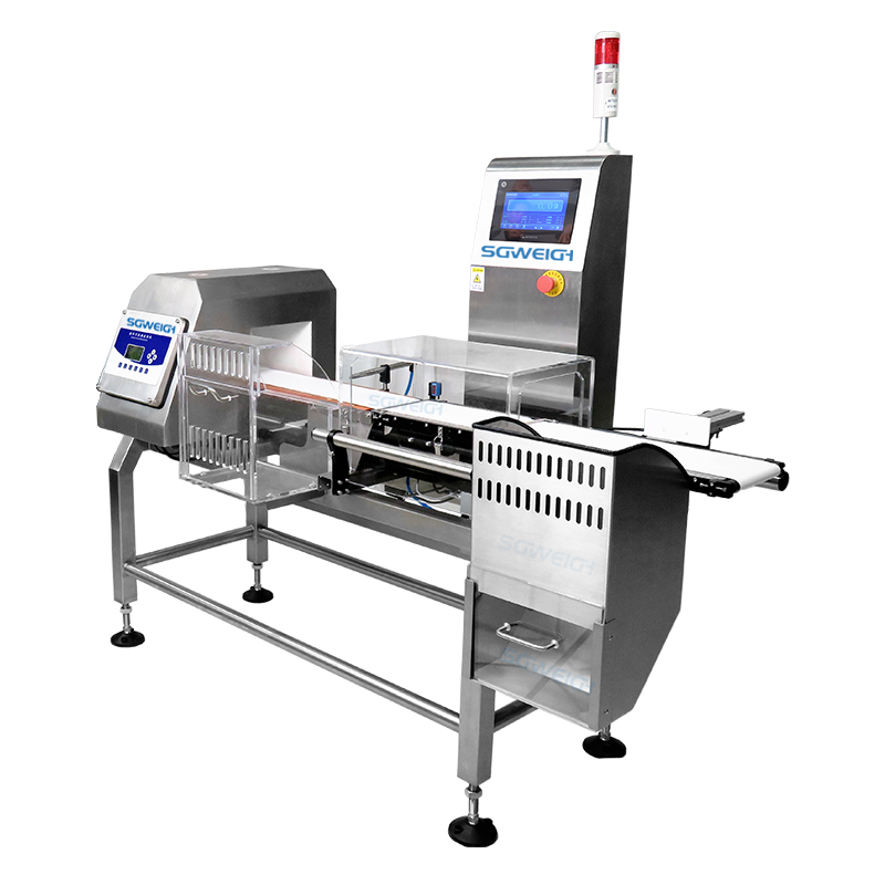 Checkweigher and Metal Detector Combo with Conveyor Belt
