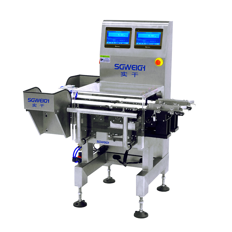 Compact Checkweigher With Dual Rejection Systems