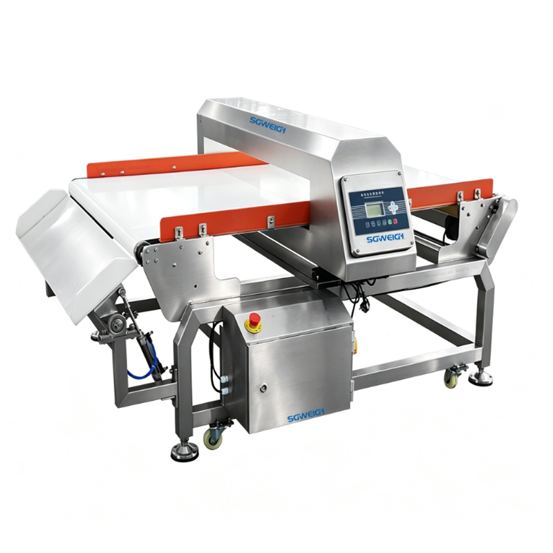 High-Sensitivity Food Bag Metal Detector with Rejector