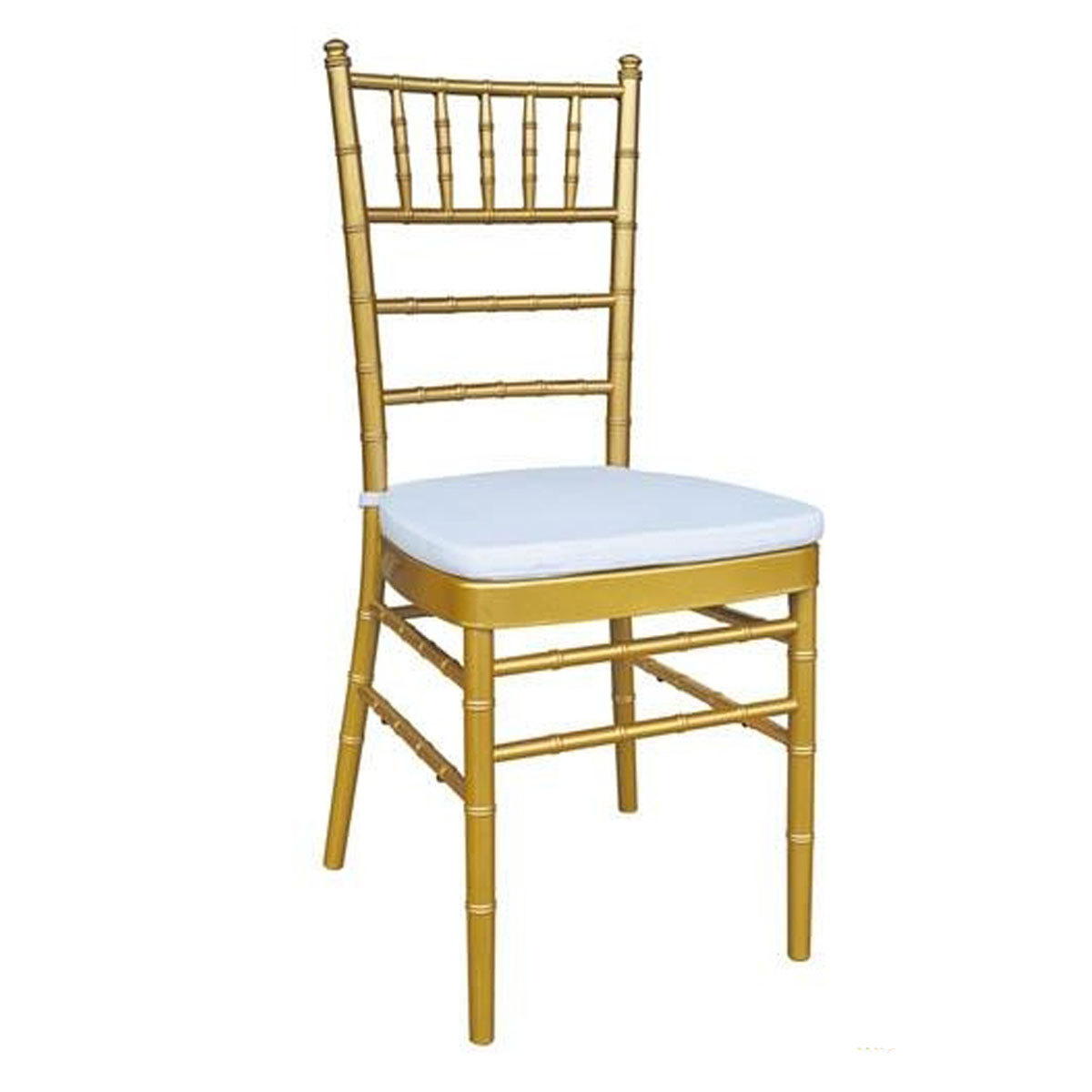  luxury white gold brass high back throne wedding chair 