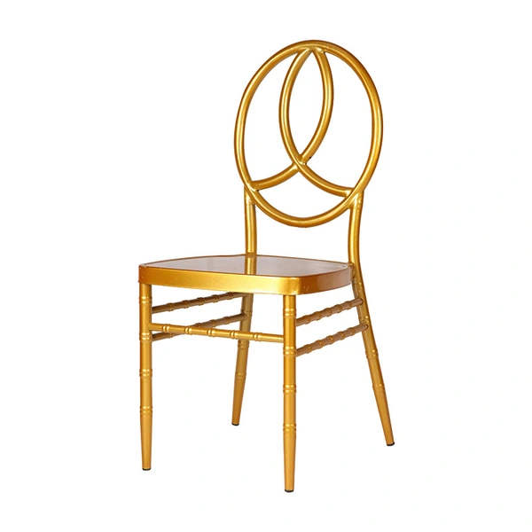 Latest design metal steel iron round back Chiavari chairs