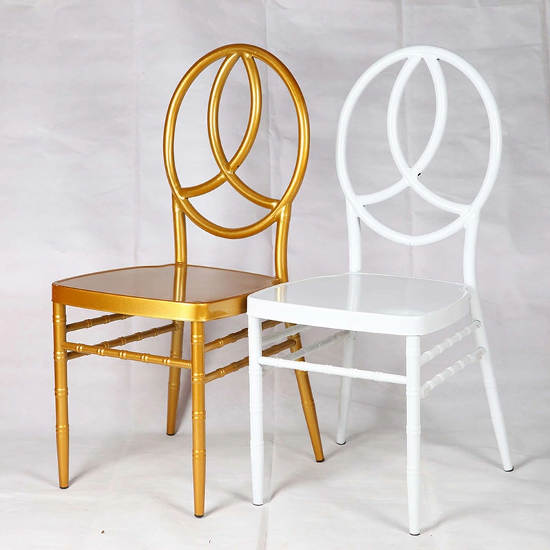 Latest design metal steel iron round back Chiavari chairs