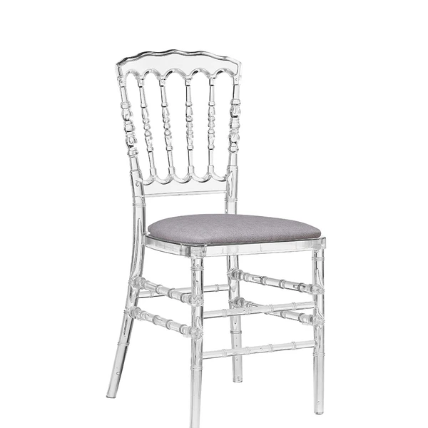 Wedding and event transparent crystal resin phoenix chair