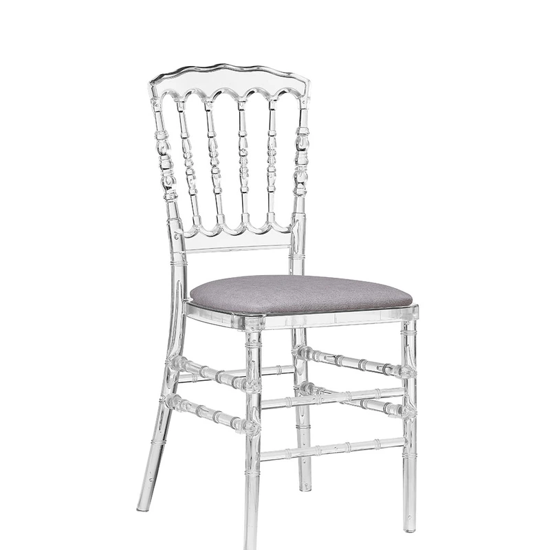 Wedding and event transparent crystal resin phoenix chair