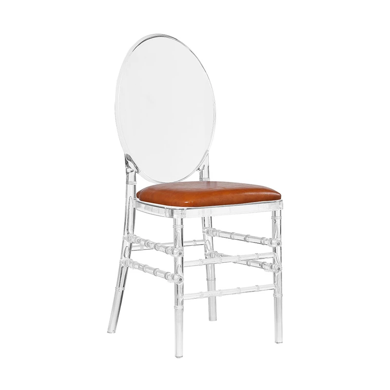Cheap clear transparent plastic dining chair for wedding