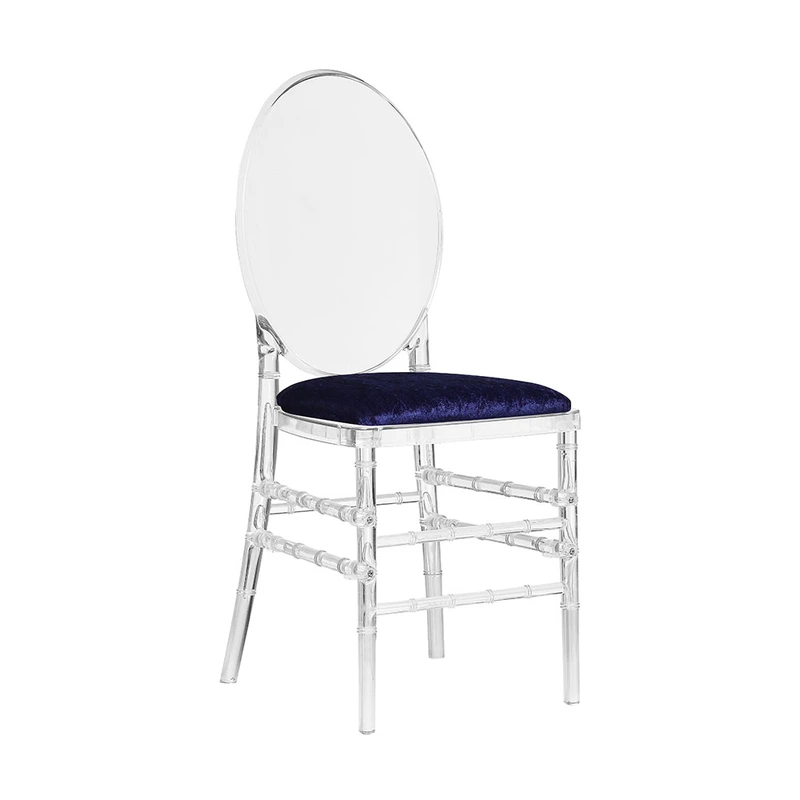 Cheap clear transparent plastic dining chair for wedding