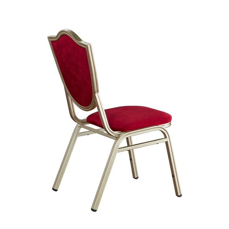 gold colour aluminum chivari chairs with cushions