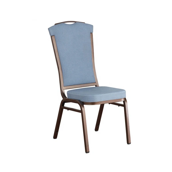 Fabric and Iron Metal Dining Room Hotel Luxury Hotel Furniture Banquet Chair