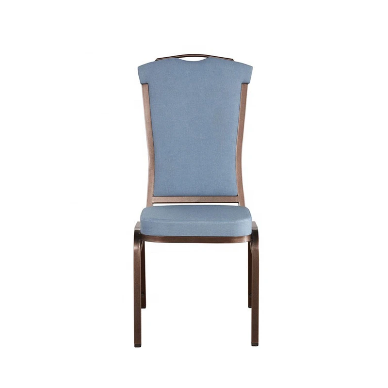 Fabric and Iron Metal Dining Room Hotel Luxury Hotel Furniture Banquet Chair