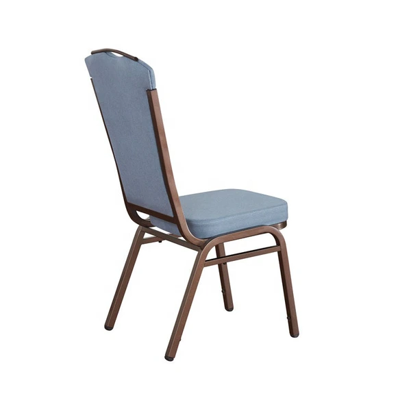 Fabric and Iron Metal Dining Room Hotel Luxury Hotel Furniture Banquet Chair