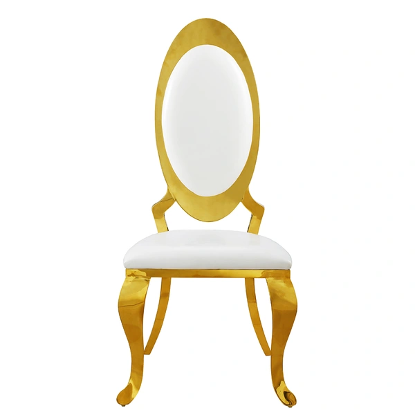 Wedding Event Gold Stainless Steel Banquet Chair