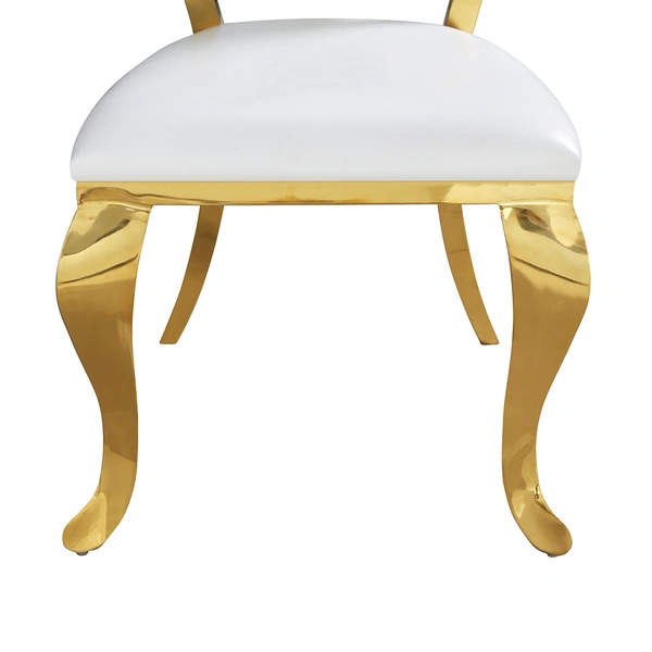 Wedding Event Gold Stainless Steel Banquet Chair