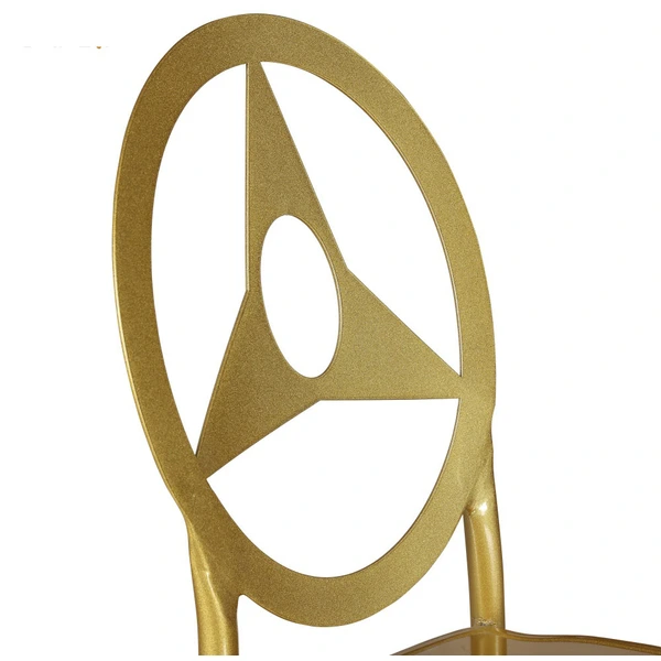 Gold Metal Stackable Wedding Banquet Chiavari Chair 