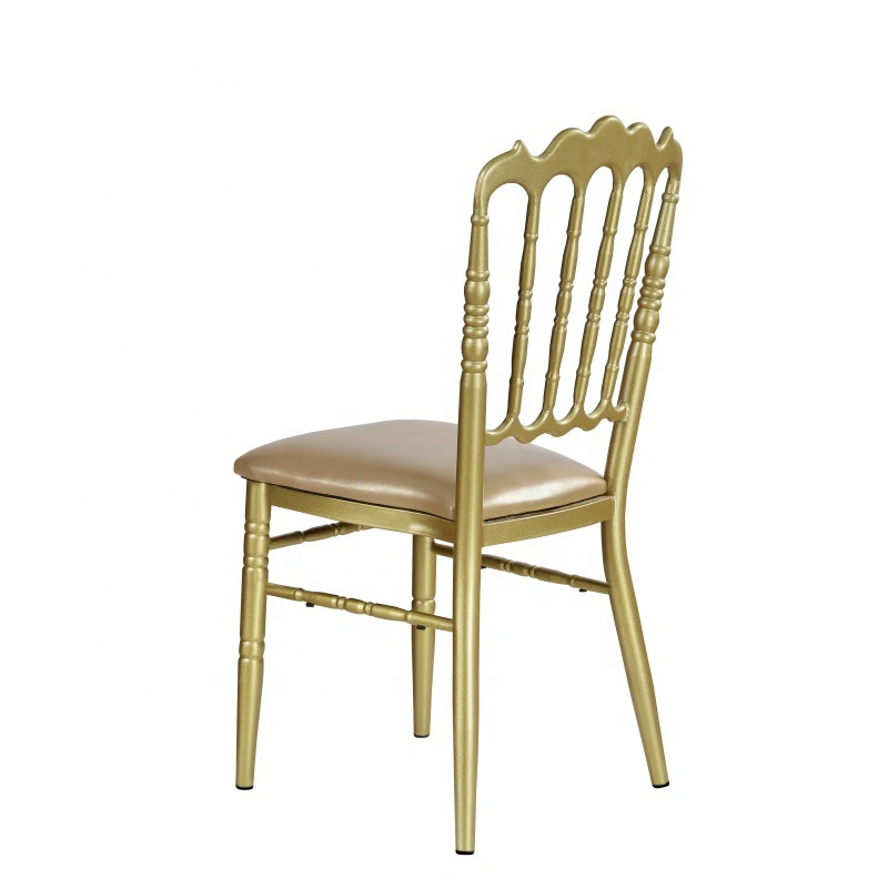 metal steel chiavari chair stackable aluminum garden chair