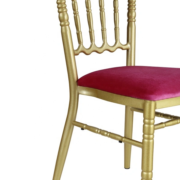 metal steel chiavari chair stackable aluminum garden chair