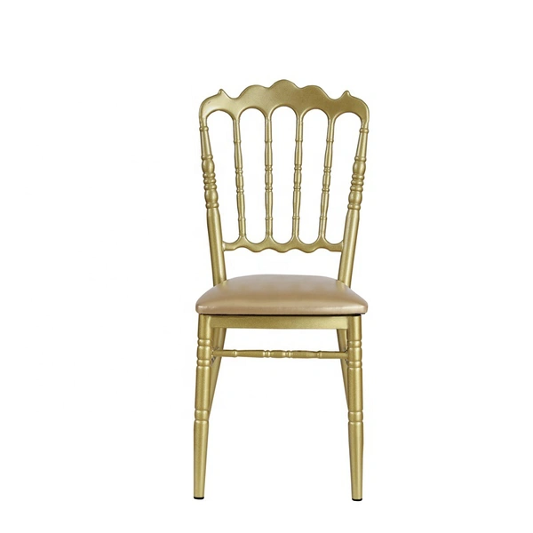 metal steel chiavari chair stackable aluminum garden chair