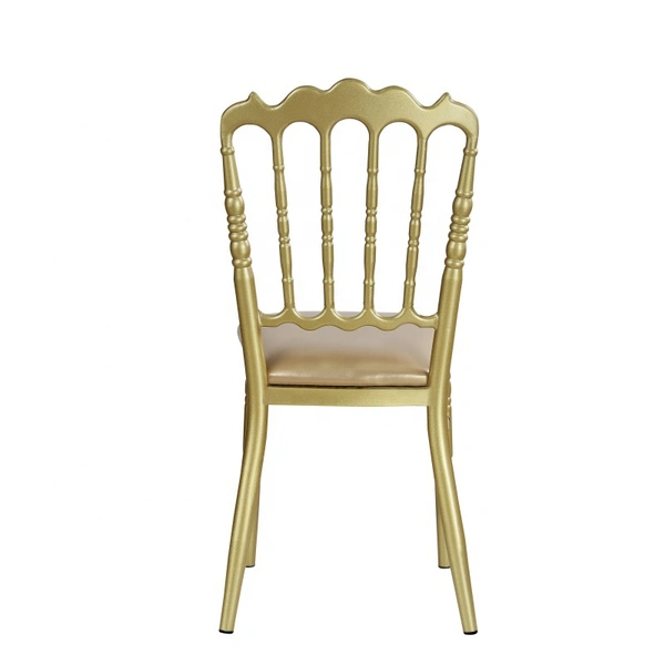 metal steel chiavari chair stackable aluminum garden chair