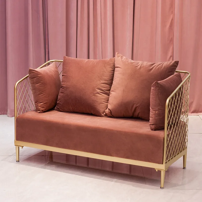 metal modern fabric modular sectional small sofas