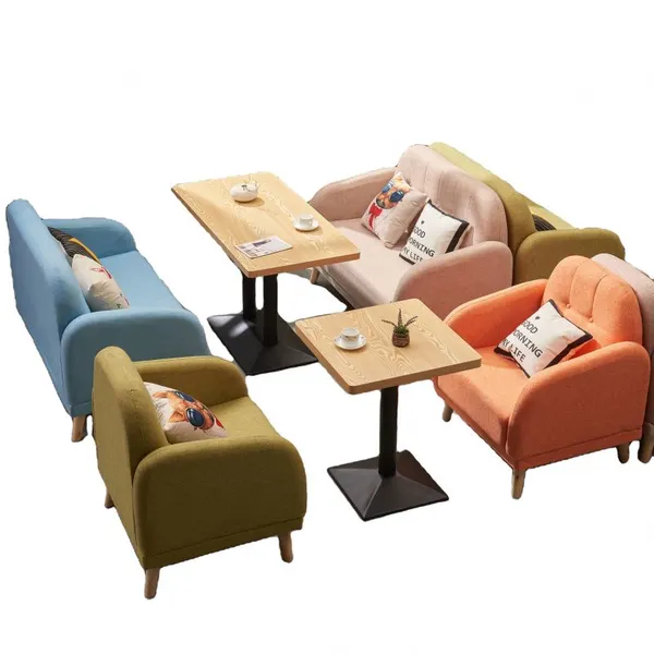 Western Restaurant Double Seater Sofa Set