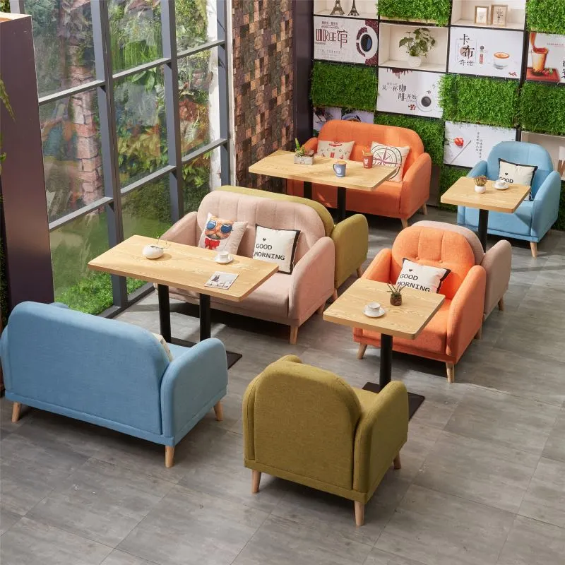 Western Restaurant Double Seater Sofa Set