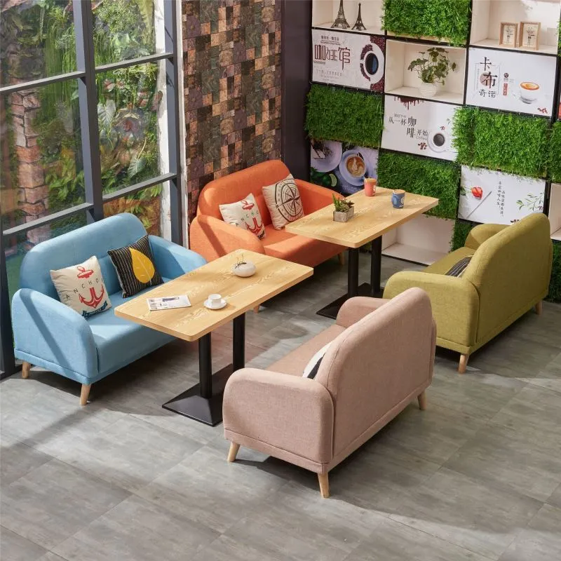 Western Restaurant Double Seater Sofa Set