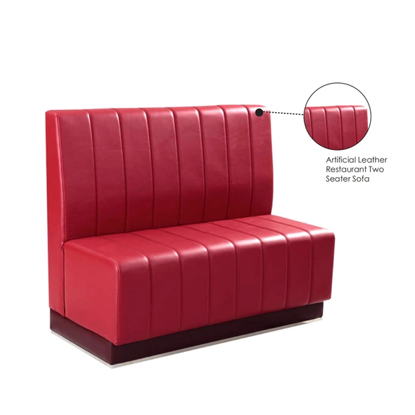 Single Side Restaurant Sofa Booth with Optional Color 