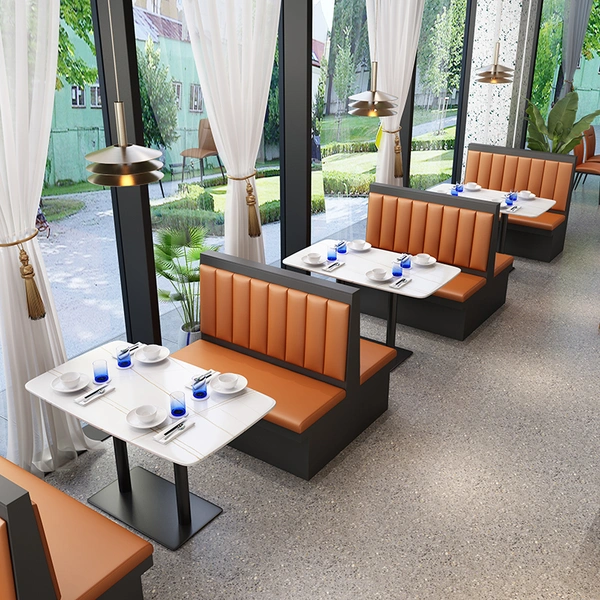 New Trend Cafe Table Set Restaurant Chairs 