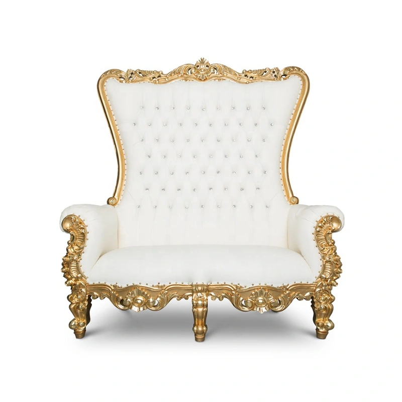 Luxury Royal King And Queen Wedding Throne Chair