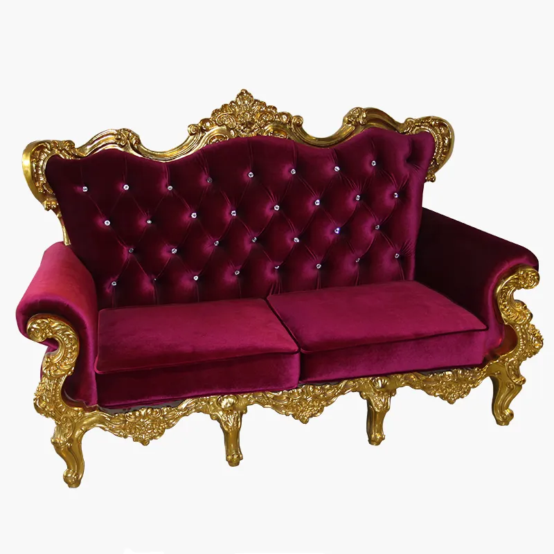 Luxury Royal King And Queen Wedding Throne Chair