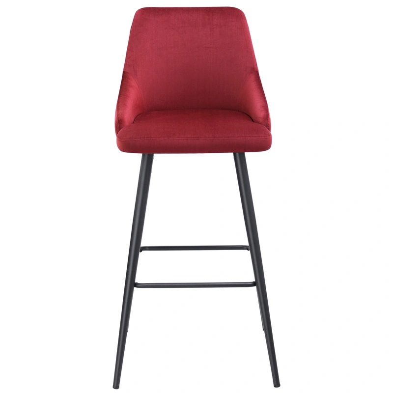 Modern Chair Velvet Upholstery Chair Bar Stool